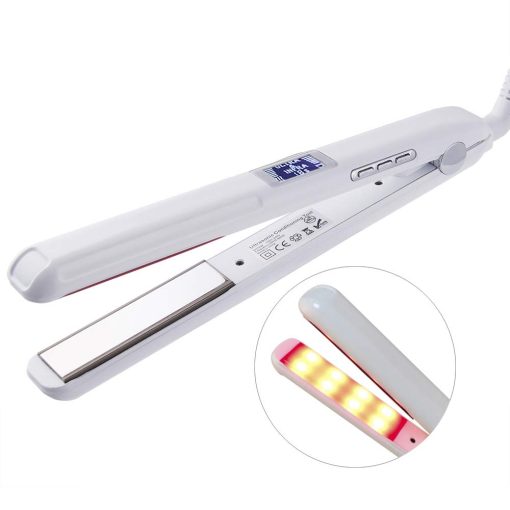 Hair Care Ultrasonic Infrared Hair Straightener Professional Cold Flat Iron Hair Treament Styler Therapy Conditioning Tools