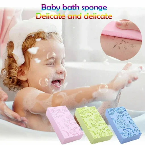 Kids Bath Sponge Body Dead Skin Remover Shower Massager Baby Bath Sponge Skin Exfoliating Body Clean Wash Tool Body Care