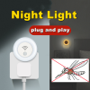 Night Light Household Ultrasonic Mosquito Repellent Indoor For Mother And Baby Intelligent Frequency Conversion Insect Repellent