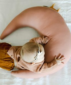 Nursing Pillow Decorative Newborn Prop Photography Cushion Pregnant Cushion Sleep Moon Shape Multifunction Breastfeeding Pillow