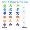 Pop Darts Suction Cup Toys Soft Silicone Building Blocks Construction Diy Sucker Darts Bath Sensory Toy For Toddlers Kids