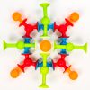 Pop Darts Suction Cup Toys Soft Silicone Building Blocks Construction Diy Sucker Darts Bath Sensory Toy For Toddlers Kids