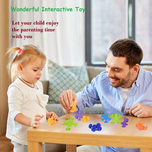 Pop Darts Suction Cup Toys Soft Silicone Building Blocks Construction Diy Sucker Darts Bath Sensory Toy For Toddlers Kids