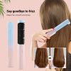 Professional Wireless Electric Hair Brush Straightening Fast Heating Comb Usb Charge Hair Curling Dryer Brush Hair Styling Tools