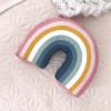 Rainbow U Shape Kids Pillow Decorative Room Neck Pillow Cushion Cute Baby Pillows Sleep Toys Stuffed Dolls Birthday Gift