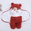 Sleeping Bag For Newborns In Autumn And Winter, Super Fleece And Soft Wrapping Sleeping Bag, Baby Bedding