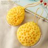 The Ideas Honeycomb Loofah High-End Non-Scattered Super Soft Sponge Children'S Cute Bath Foaming Bath Ball Female Bath