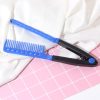 V Clip Hair Comb Straightener Curler Straightening Brush Wet Dry Messy Straight Styler Curly Hair Artifact Styling Tools