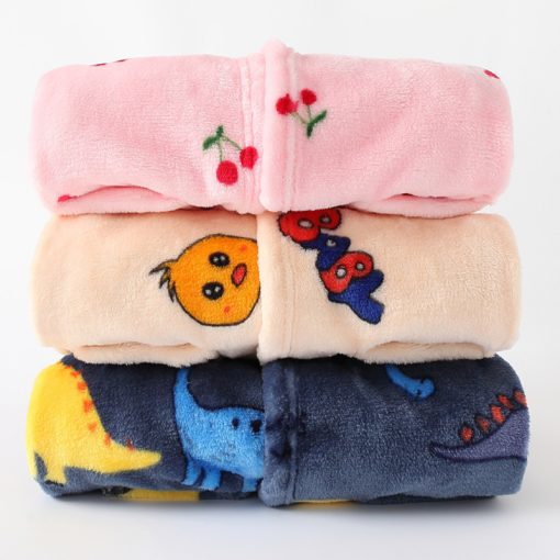 Warm Soft Children Flannel Pajamas Boys Dinosaur Robe Autumn Winter Kids Bathrobe Baby Girl Homewear Child Sleepwear 2-8Year