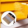 Wide Flat Chalk Paint Wax Brush Ergonomic Wood Handle Natural Bristle Brushes Furniture Painting Waxing Tool