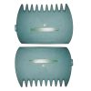 1 Pair Portable Garden And Yard Leaf Scoops Hand Rakes For Lawns And Garden Clean- Up Heavy Duty Lawn Debris Leaves
