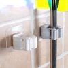 2/4Pcs Home Storage Rack Bathroom Suction Hanging Pipe Traceless Hooks Wall Mounted Mop Organizer Holder Waterproof Broom Hanger
