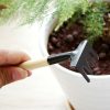 3 Piece Set Mini Gardening Potting Tools Wooden Handle Shovel Rake Shovel Multifunctional Household Plant Bonsai Tools