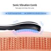 Ckeyin Sonic Vibration Scalp Massager Light Therapy Head Massage Comb Anti Hair Loss Anion Spray Hair Growth Brush Stress Relief