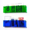 Colored Acrylic Book Shelf Creative Storage Shelf Wall Mounted Perforated Magazine Wall Mounted Reading Display Shelf