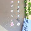 Crystal Suncatcher Light Catcher Heart Crystal Pendant Window Wind Chime Rainbow Chaser Hanging Drop Home Windchime Garden Decor