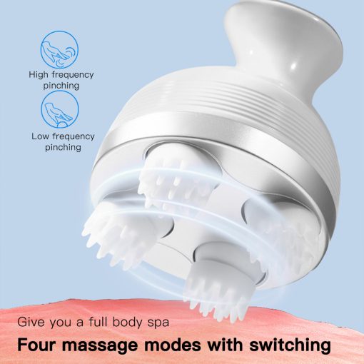 Electric Head Massager Activate Hair Follicles Hair Growth Vibrator Stress Relief Scalp Stimulation Machine Itchy Scalp Massager