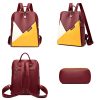 Fashion Women Backpacks Leather Rucksack Female School Book Bag Female Shoulder Bags For Teenage Girls Outdoor Travel Bag