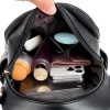 Fashion Backpack Women Soft Leather Backpacks Multifunction Rucksack For Ladies Daypack Travel Bagpack Large Capacity School Bag