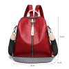 Fashion Backpack Women Soft Leather Backpack Female White High Quality Travel Back Pack School Backpacks For Girls Sac A Dos