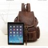 Female Backpack Mochila Feminina Leather Women Mochila Mujer Girls School Backpack Feature Multifunction Travel Mochila