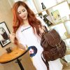 Female Backpack Mochila Feminina Leather Women Mochila Mujer Girls School Backpack Feature Multifunction Travel Mochila