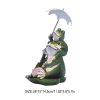 Frog Resin Statue Garden Cartoon Figurines Animals Gnome Sculptures Gardening Crafts Ornaments Yard Balcony Outdoor