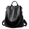 High Quality Leather Backpack Women Large Capacity Backpack Purses Female Vintage Bag School Bags Travel Bagpack Ladies Bookbag