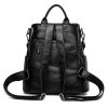 High Quality Leather Backpack Women Large Capacity Backpack Purses Female Vintage Bag School Bags Travel Bagpack Ladies Bookbag