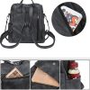 Fashion Women Ladies Pu Leather Rucksack Travel Shoulder Bag Ladies Anti-Theft Backpack Bags Casual Backpack Mochila