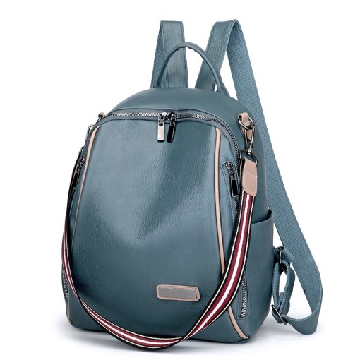 Women'S Backpack 2023 Fashion All-Match High-Quality Soft Leather Anti-Theft Leisure Travel Large-Capacity School Bag