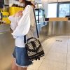 Leather Women Backpack College Style Travel Rucksack School Bags For Teenage Girl 2023 Fashion Women Knapsack Shiny Diamonds