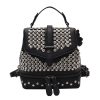Leather Women Backpack College Style Travel Rucksack School Bags For Teenage Girl 2023 Fashion Women Knapsack Shiny Diamonds