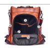 Motaora Vintage Large Capacity Women'S Backpacks Anti Theft Genuine Leather Backpack Cowhide Woman Travel Luxury Bagpack Women
