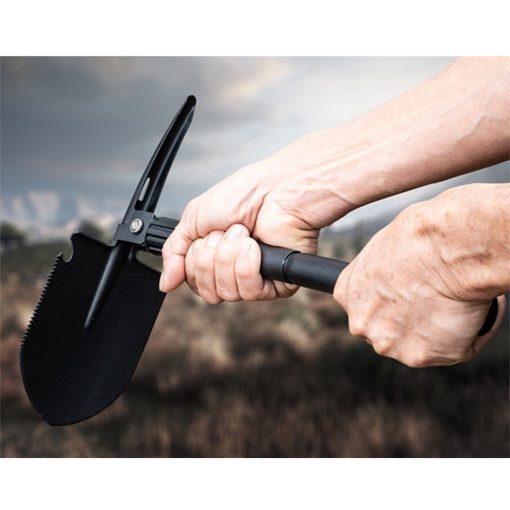 Multifunction Camping Shovel Survival Folding Shovels Military Tactical Shovel Hiking Outdoor Garden Hoe Digging Tool Kit