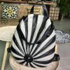 Patchwork Large Women'S Backpack Pu Leather Rucksack Female Schoolbags Round Back Mochila Book Backpack