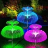 Solar Led Light Outdoor Waterproof Garden Sunlight Powered Landscape Light Jellyfish Garden Lights Lawn Garden Decor Solar Light