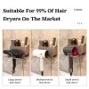 Space Aluminum Hair Dryer Holder For Dyson Metal Dryer Cradle Straightener Stand Wall Shelf Without Drilling Bathroom Organizer