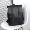 Vintage Waterproof Backpacks Men Pu Leather Travel Backpack Large Capacity Students School Books Laptop Backpack Bags For Men