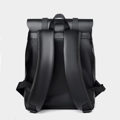 Vintage Waterproof Backpacks Men Pu Leather Travel Backpack Large Capacity Students School Books Laptop Backpack Bags For Men