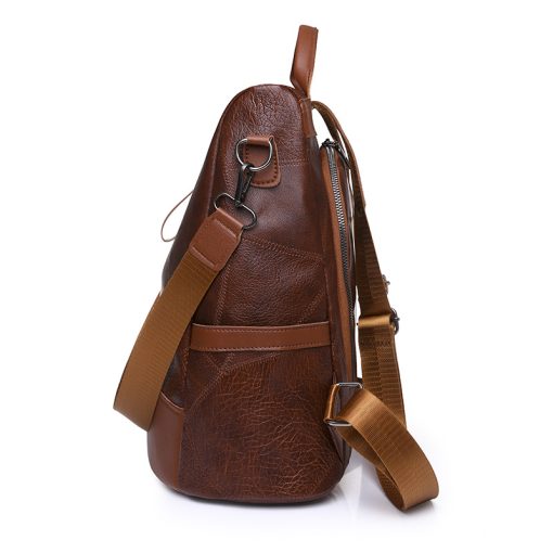 Women Backpack Designer High Quality Soft Leather Simple Fashion Backpack Large Capacity Antitheft Shoulder Bags Travel Backpack