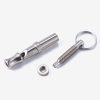 1Pcs Stainless Steel Ultrasonic Dog Conditioning Supplies Anti Barking Adjustable Pitch To Control Professional Training Whistle