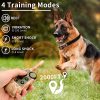 Abqp Electric Dog Training Collar Remote Control Rechargeable Dog Bark Collar Waterproof Anti Barking Device For All Size Dog