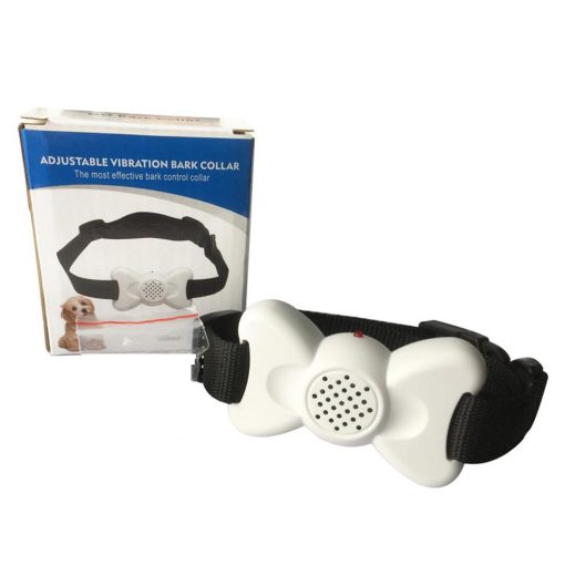 Adjustable Dog Bark Stopping Device Collar Dog Training Collar With Sound And Vibration (Delivered Without Battery) Pet Collar