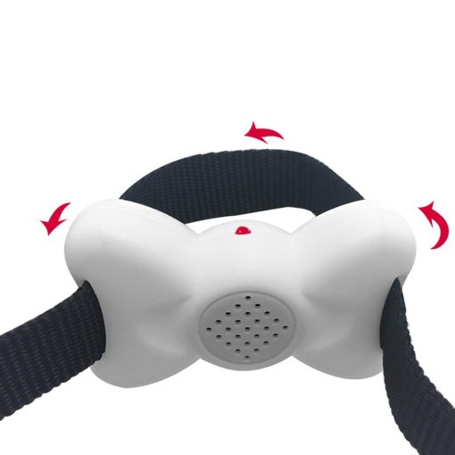 Adjustable Dog Bark Stopping Device Collar Dog Training Collar With Sound And Vibration (Delivered Without Battery) Pet Collar