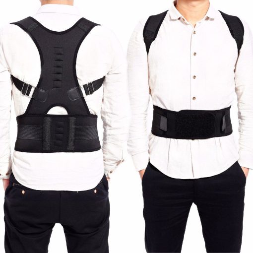 Back Posture Corrector Adjustable Magnetic Shoulder Corrective Therapy Corset Brace Belt Lumbar Support Straight