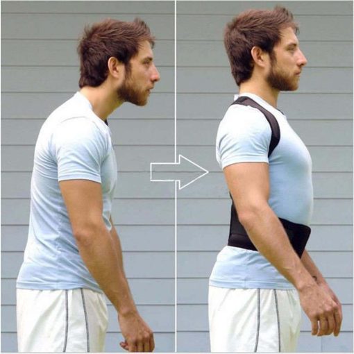 Back Posture Corrector Adjustable Magnetic Shoulder Corrective Therapy Corset Brace Belt Lumbar Support Straight