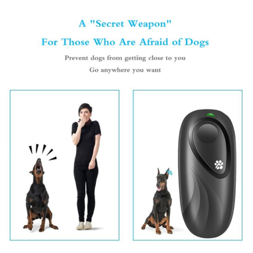 Dog Repeller Portable Handheld Strong Ultrasonic Anti-Barking Deterrents High-Power Outdoor Safety Dog Trainings Pet Products