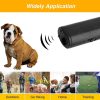 Dog Ultrasonic Anti Barking Device 3 In 1 Dog Training Anti-Barking Device With Flash Light Outdoor Pets Dogs Repellent Training