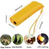 Dog Ultrasonic Anti Barking Device 3 In 1 Dog Training Anti-Barking Device With Flash Light Outdoor Pets Dogs Repellent Training